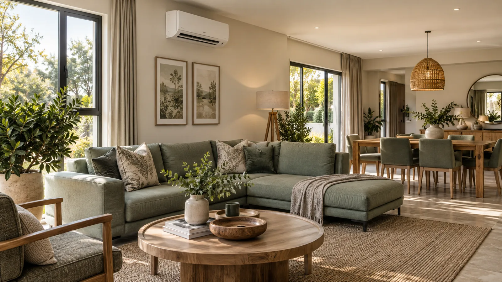 Illustrative interior for aircon planning in Moreleta Park