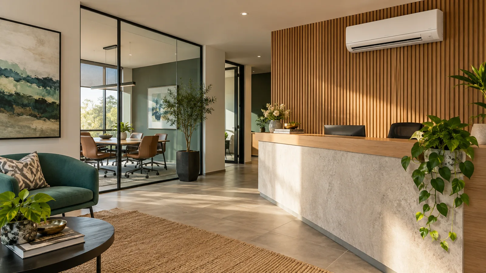 Illustrative interior for aircon planning in Rivonia