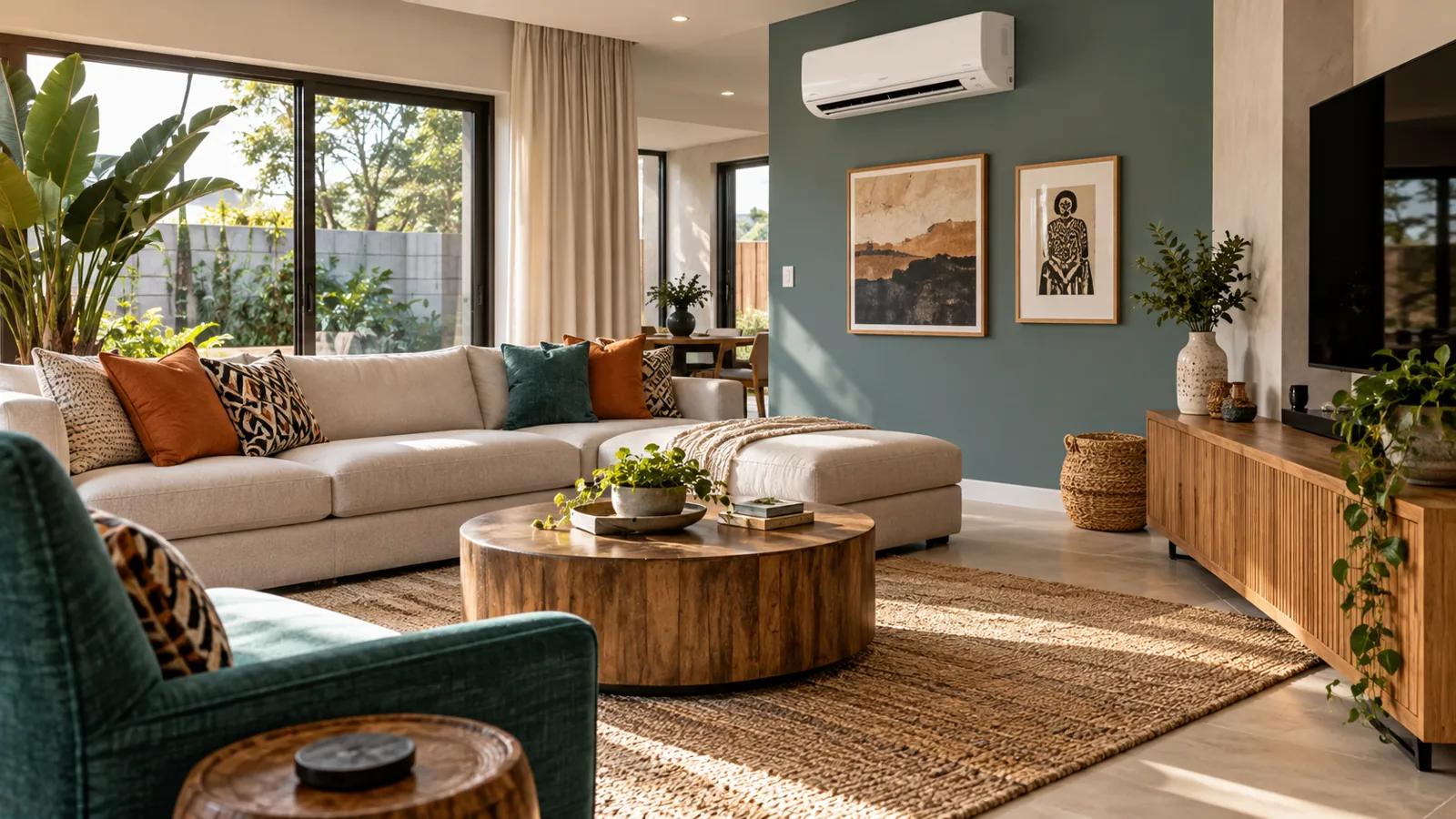 Illustrative interior for aircon planning in Soweto