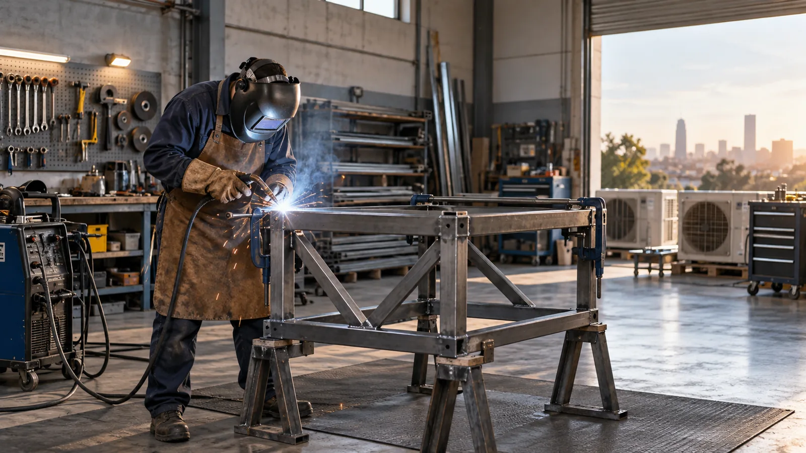 Illustration for Welding & support fabrication